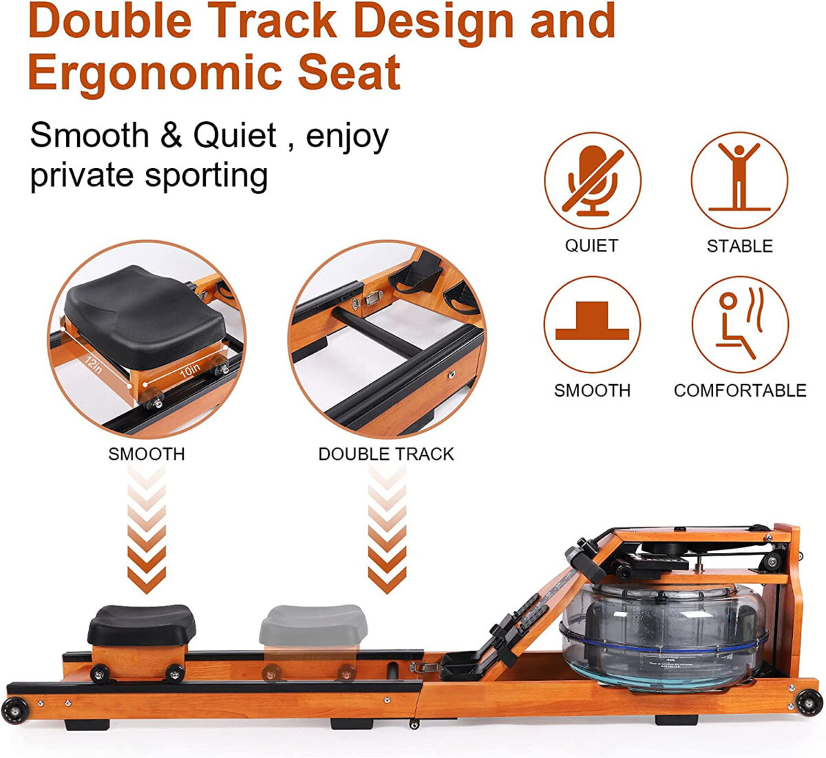 جهاز تجديف مائي خشبي - Classic
