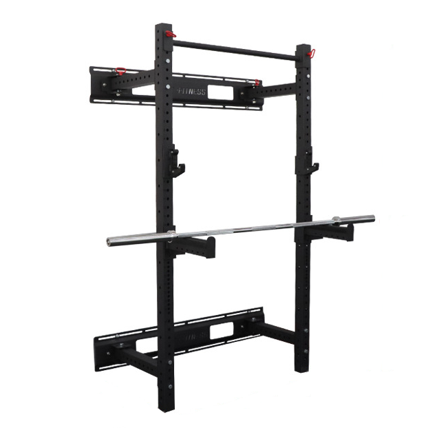 سكوات راك جداري قابل للطي - Foldable Squat Rack