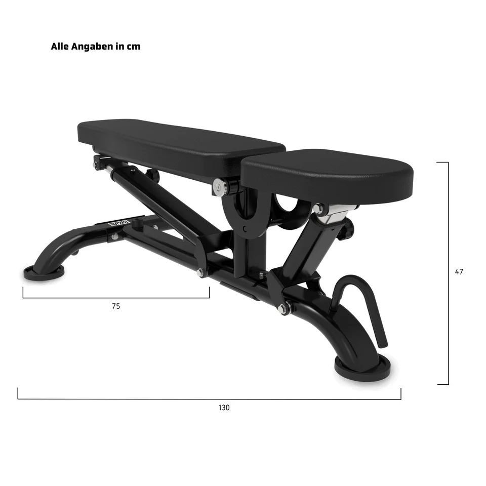 مقعد بنش تمارين الأوزان القابل للتعديل من crossover
