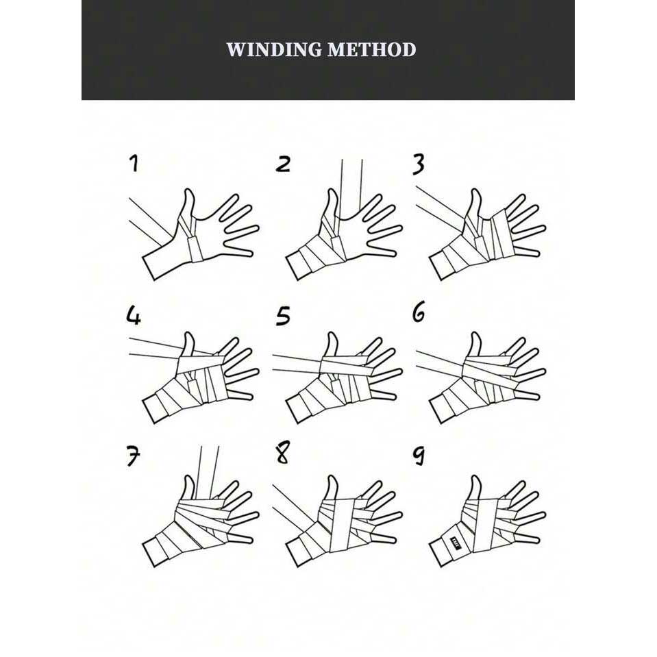 ربطة ملاكمة طويلة قماش أسود