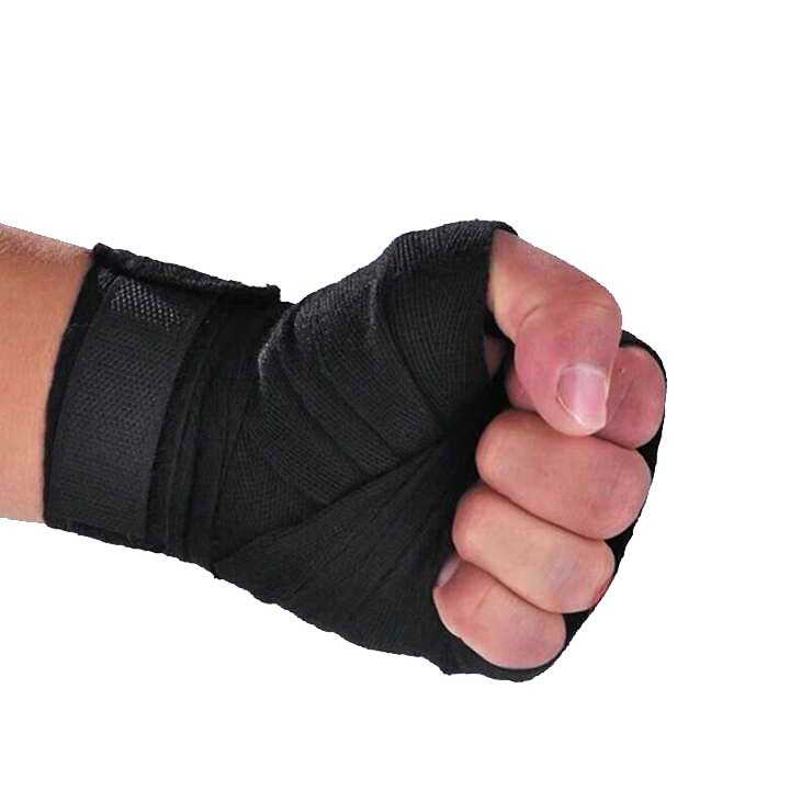 ربطة ملاكمة طويلة قماش أسود