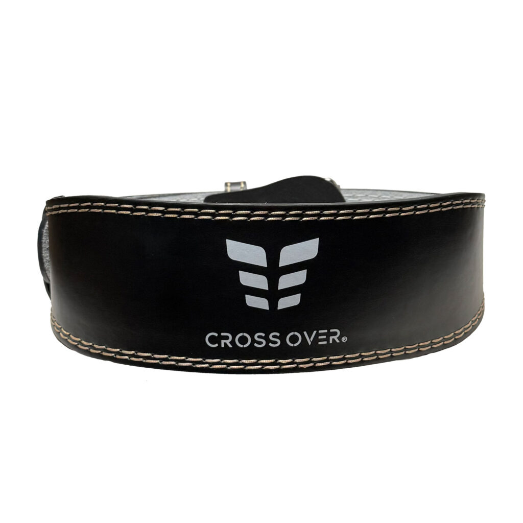 حزام رفع أثقال جلدي مبطّن من CROSSOVER – موديل CR-1752