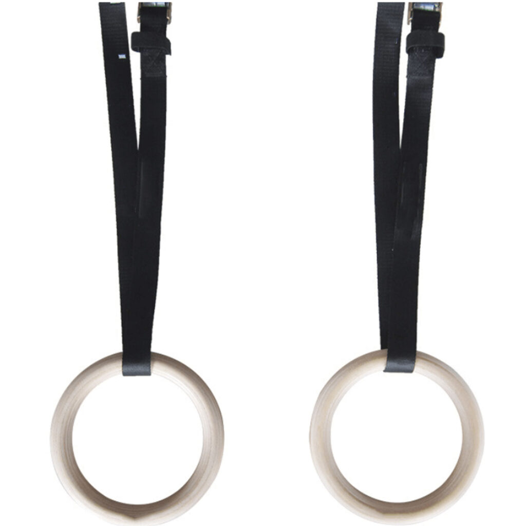 حلق جمباز خشبي CR-1932A – Wooden Gym Rings
