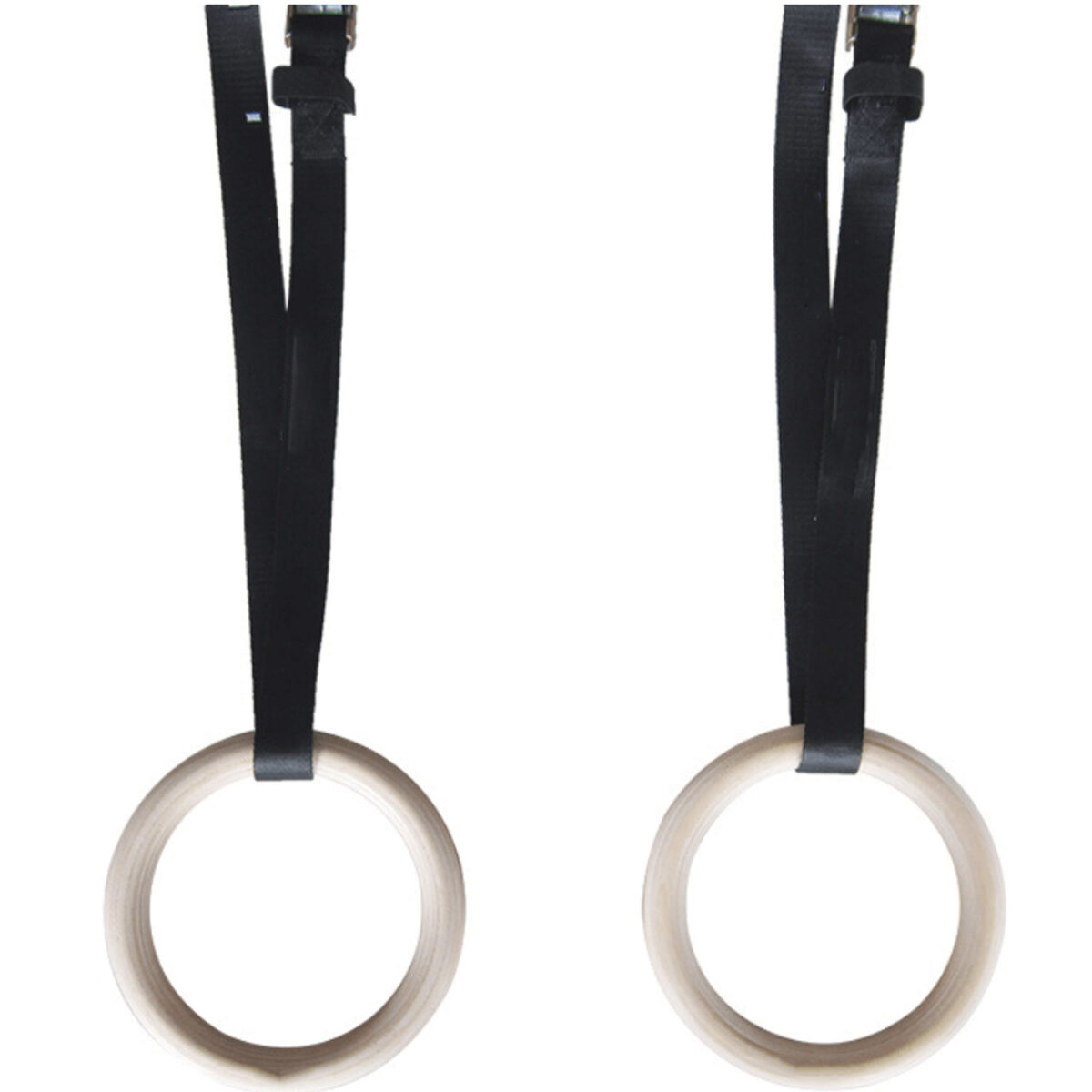 حلق الجمباز الخشبي  Wooden Gym Rings (28mm/32mm)