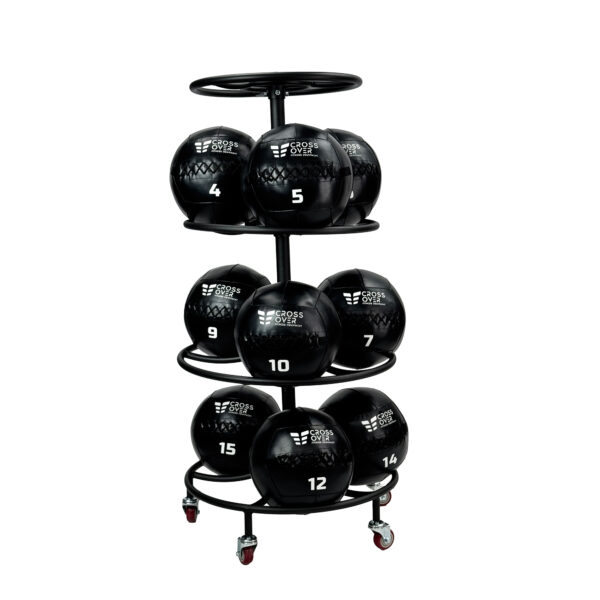 طقم كرات الجدار كروس فيت مع حامل متحرك