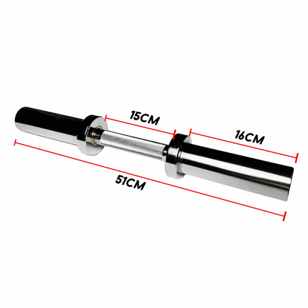 مقبض دامبل أولمبي من الكروم | Olympic Dumbbell Handle – CR-DB51