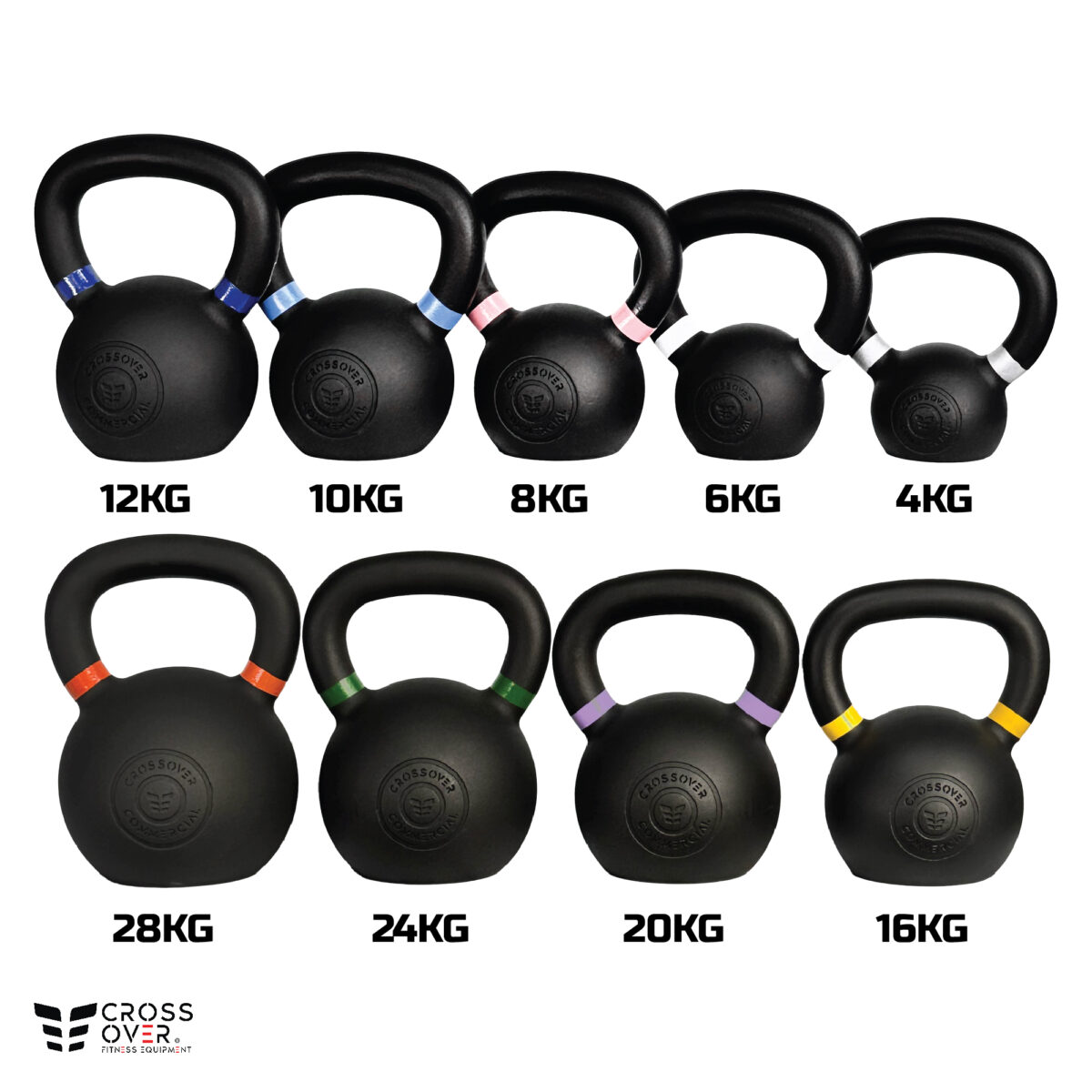 طقم كاتل بيل حديد زهر – Cast Iron Kettlebell