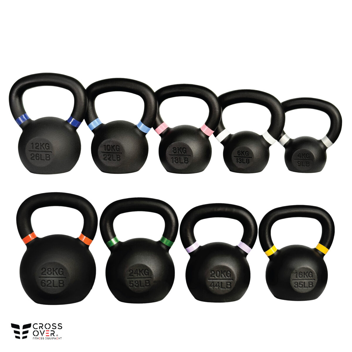 طقم كاتل بيل حديد زهر – Cast Iron Kettlebell