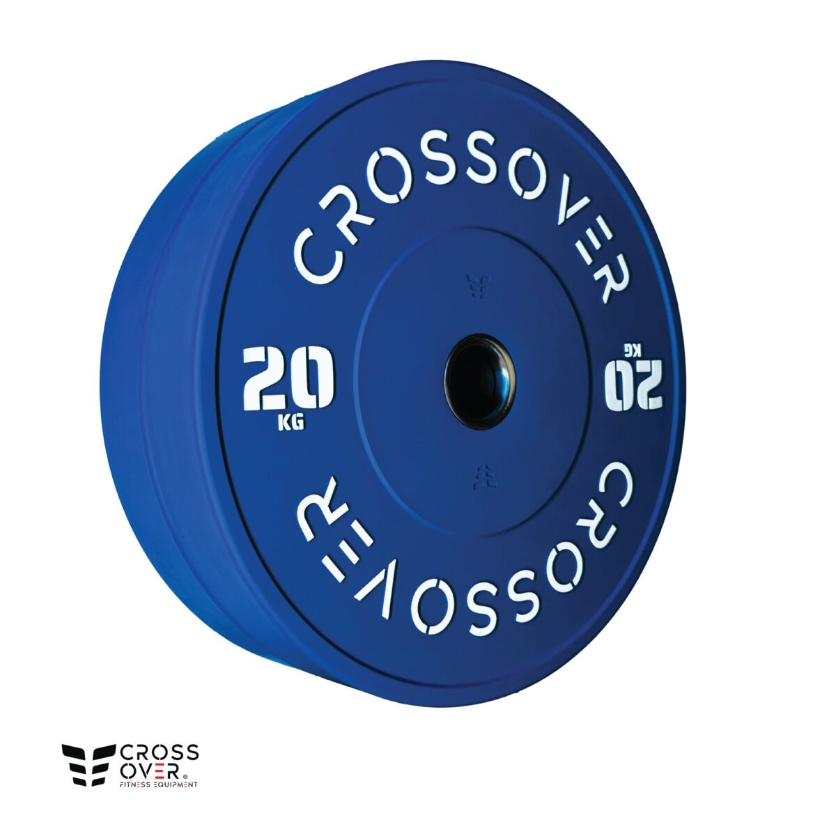 طقم أقراص أولمبية Bumper ملونة عالية الجودة – 1كجم إلى 25كجم (زوج) | Crossover Colour Rubber Bumper Plates