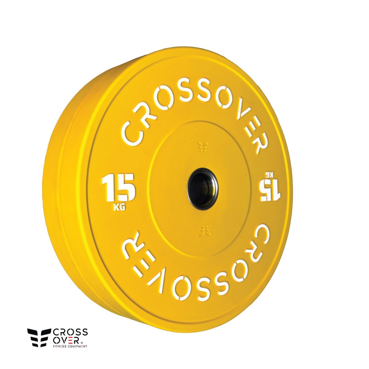 طقم أقراص أولمبية Bumper ملونة عالية الجودة – 1كجم إلى 25كجم (زوج) | Crossover Colour Rubber Bumper Plates