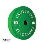 طقم أقراص أولمبية Bumper ملونة عالية الجودة – 1كجم إلى 20كجم (زوج) | Crossover Colour Rubber Bumper Plates