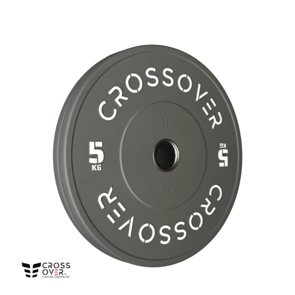 طقم أقراص أولمبية Bumper ملونة عالية الجودة – 1كجم إلى 20كجم (زوج) | Crossover Colour Rubber Bumper Plates