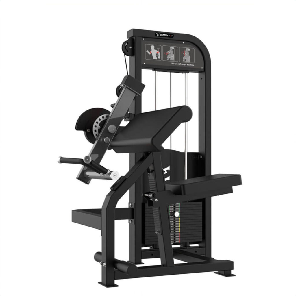 جهاز تمرين البايسبس والترايسبس CR-5086 من كروس أوفر لتقوية عضلات الذراع الأمامية والخلفية