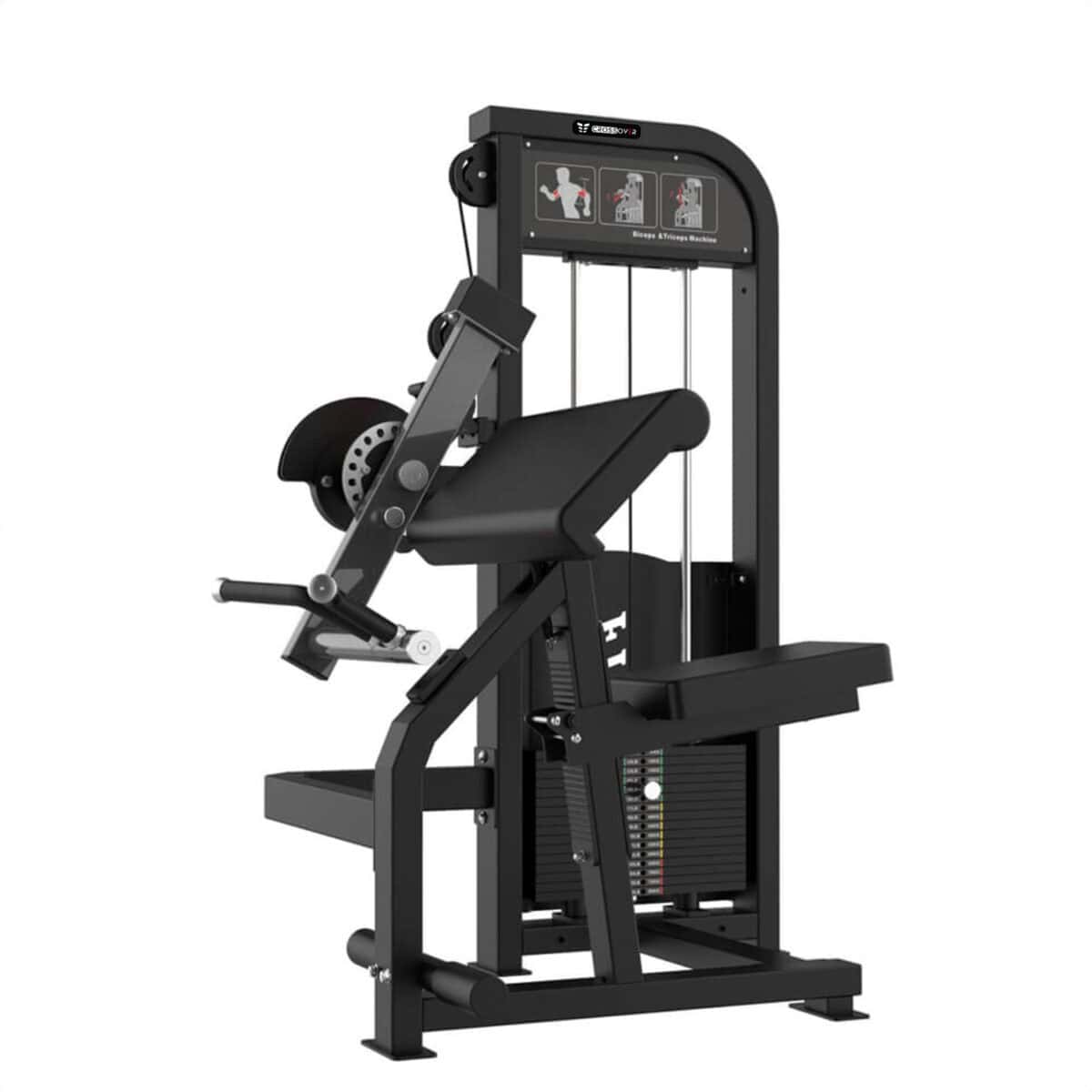 جهاز تمرين البايسبس والترايسبس الثنائي – Biceps & Triceps Machine
