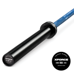 بار أولمبي سيراكوت أزرق وأسود 20 كجم 220 سم 28 مم XFORCE OK5002-1
