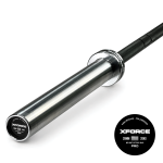 بار أولمبي لرفع الأثقال 20 كجم 220 سم 28 مم أسود XFORCE XF5000-1