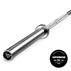 بار أولمبي لرفع الأثقال 20 كجم 220 سم 28 مم XFORCE XF5000-1