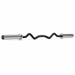 بار متعرج زجزاج أولمبي EZ Curl وزن 11.5 كجم طول 142 سم XFORCE OK5004-3
